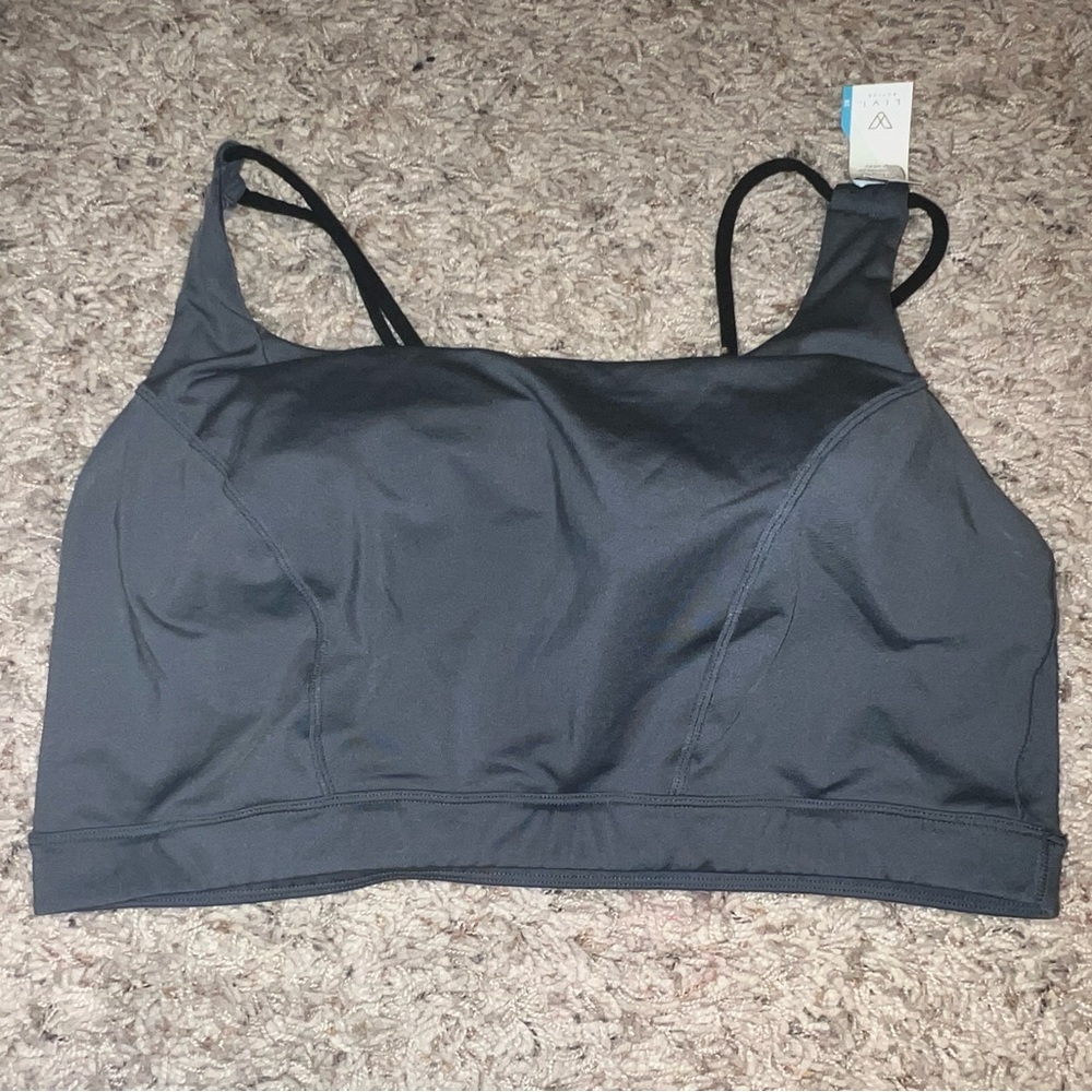 Grey Livi Active Lane Bryant  Women's Sports Bra new with tags low impact
